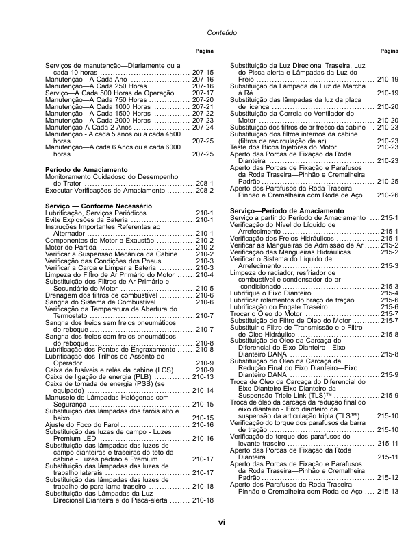 John Deere 6135M 6150M 6170M 6190M 6210M Tractor Operators Manual OML224048 PT - Image 14
