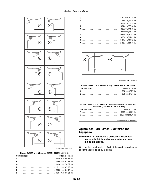 John Deere 6135M 6150M 6170M 6190M 6210M Tractor Operators Manual OML224048 PT - Image 17