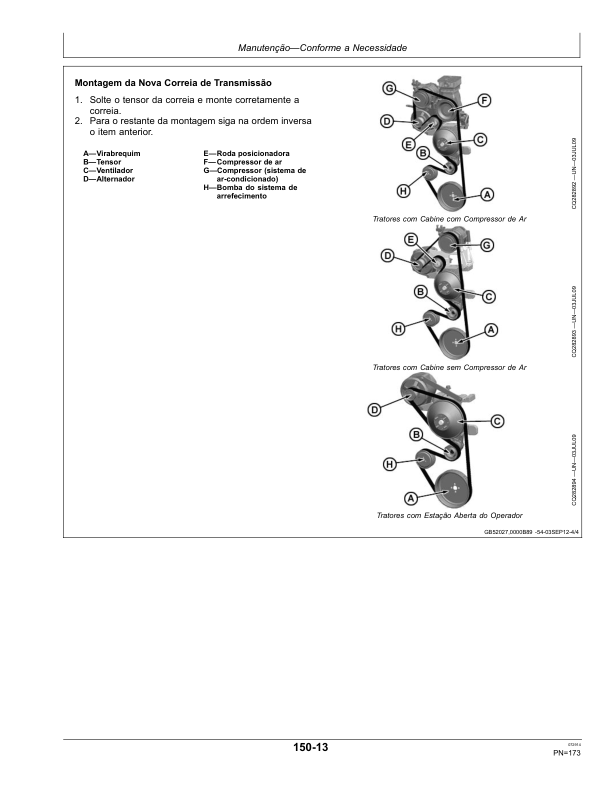 John Deere 6145J 6165J 6180J Tractor Operators Manual OML216075-G4 PT - Image 13
