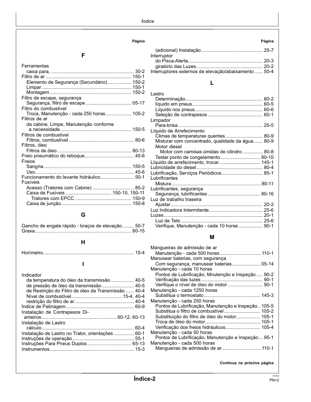 John Deere 6145J 6165J 6180J Tractor Operators Manual OML216075-G4 PT - Image 14