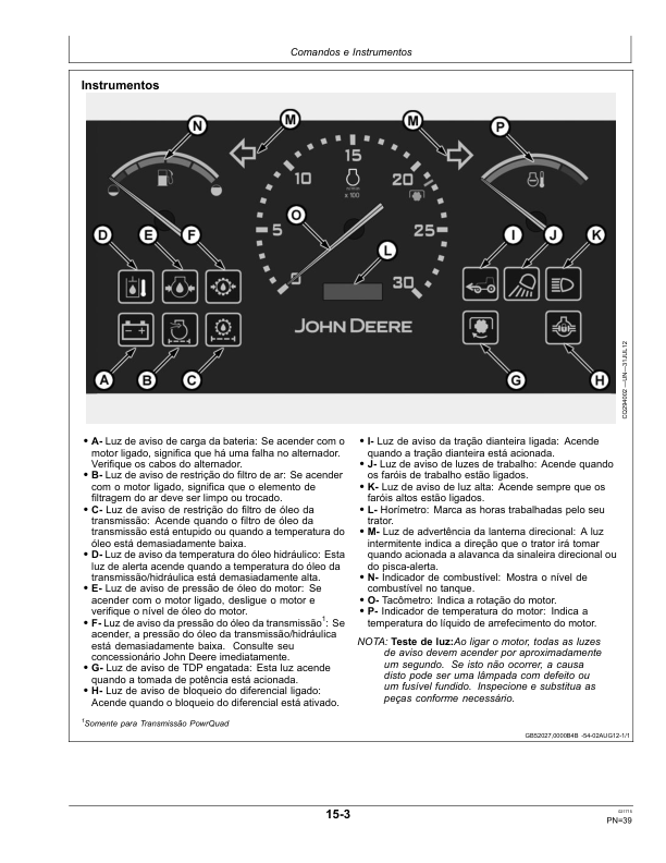 John Deere 6145J 6165J 6180J Tractor Operators Manual OML216075 PT - Image 16