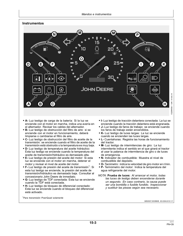 John Deere 6145J 6165J 6180J Tractor Operators Manual OML220993-D9 ES - Image 14