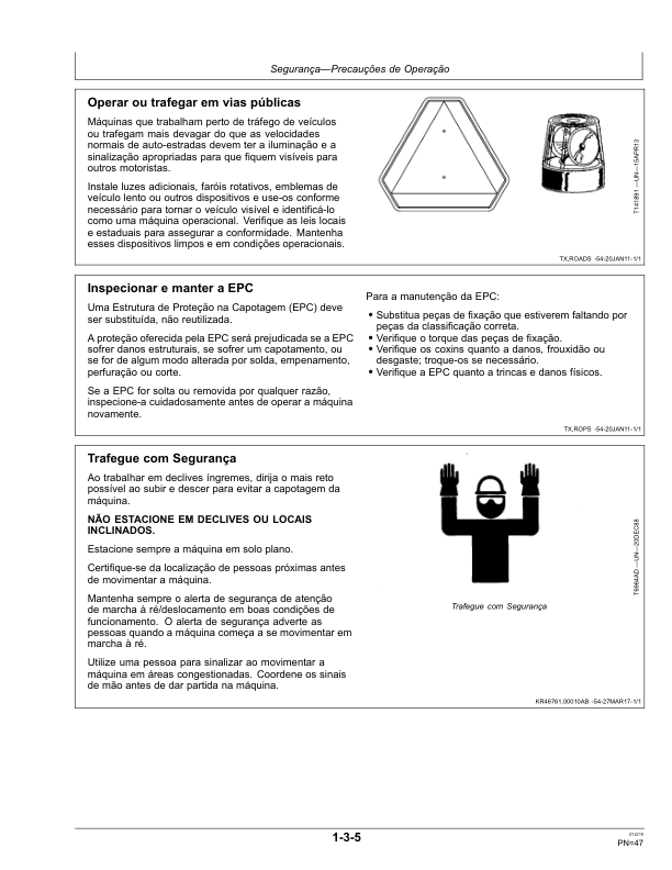 John Deere 620G 620GP 622G 622GP Grader Operators Manual OMT390955X54-A9 PT - Image 15
