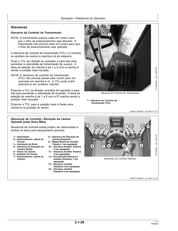 John Deere 620G 620GP 622G 622GP Grader Operators Manual OMT390955X54-A9 PT - Image 16