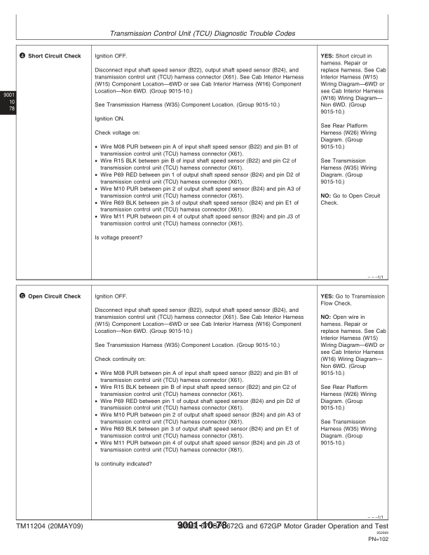 John Deere 670G 670GP 672G 672GP Grader Operation and Test Service Manual TM11204 - Image 5