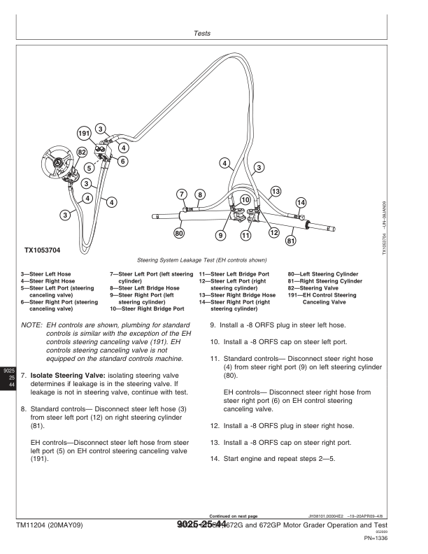 John Deere 670G 670GP 672G 672GP Grader Operation and Test Service Manual TM11204 - Image 6