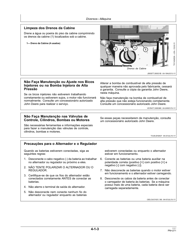 John Deere 670G 670GP 672G 672GP Grader Operators Manual OMT342635-A7 PT - Image 9