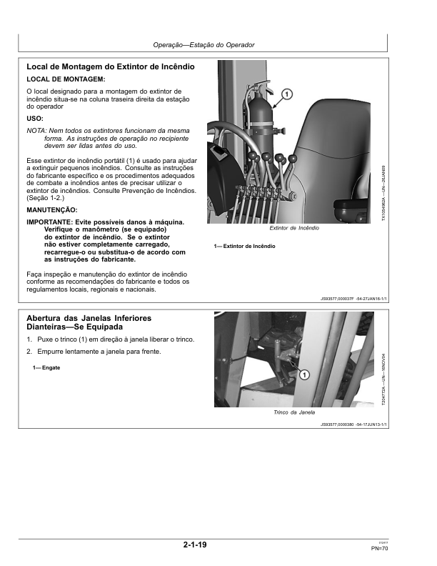 John Deere 670G 670GP 672G 672GP Grader Operators Manual OMT342635-A7 PT - Image 15