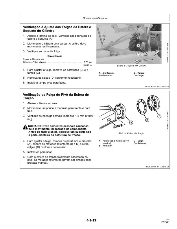 John Deere 670G 670GP 672G 672GP Grader Operators Manual OMT342635-A7 PT - Image 10