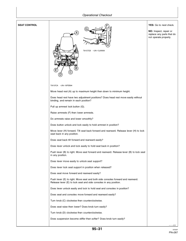 John Deere 690E LC Excavator Operators Manual SN 559603 and UP OMT162125 - Image 13