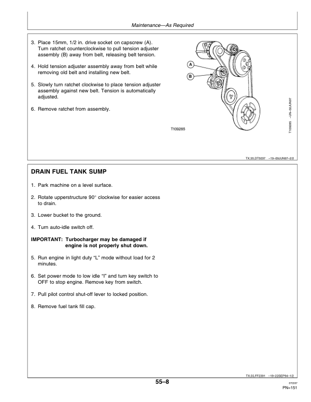 John Deere 690E LC Excavator Operators Manual SN 559603 and UP OMT162125 - Image 10