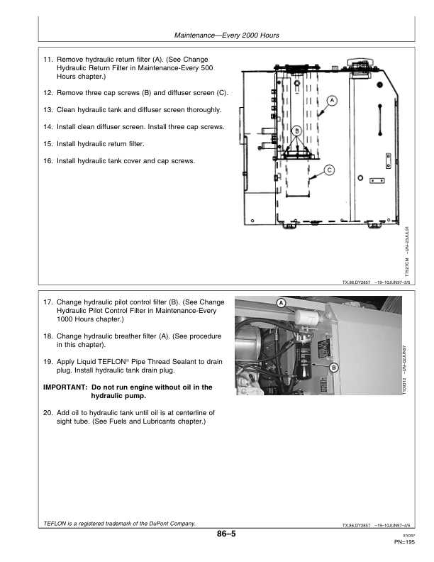 John Deere 690E LC Excavator Operators Manual SN 559603 and UP OMT162125 - Image 11