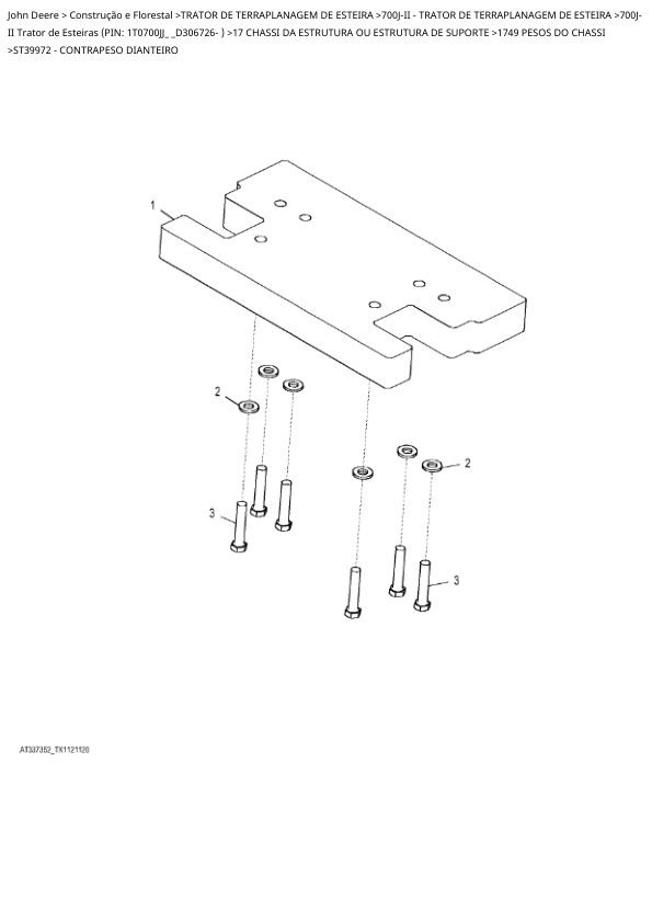 John Deere 700J-II Bulldozer Parts Catalog - Image 4