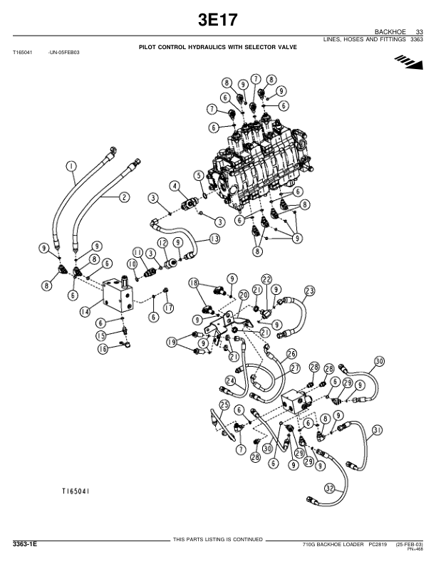 John Deere 710G Backhoe Loader Parts Catalog PC2819-02 - Image 13