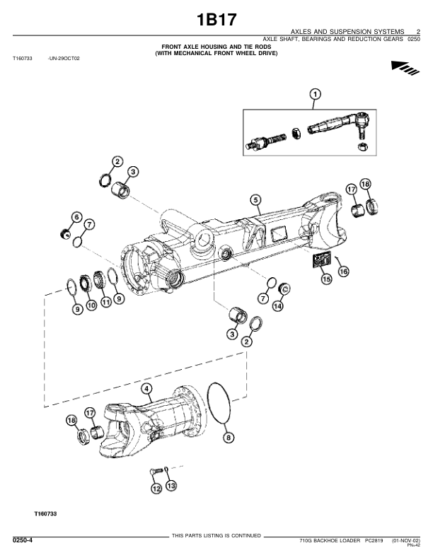 John Deere 710G Backhoe Loader Parts Catalog PC2819-02 - Image 12