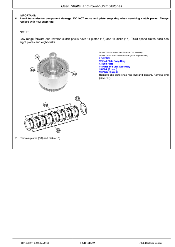 John Deere 710L Backhoe Loader Repair Manual TM14052X19 - Image 7