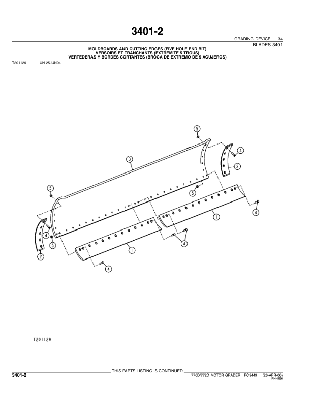 John Deere 770D 772D Grader Parts Catalog PC9449-06 - Image 12