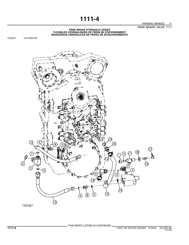 John Deere 770D 772D Grader Parts Catalog PC9449-06 - Image 7