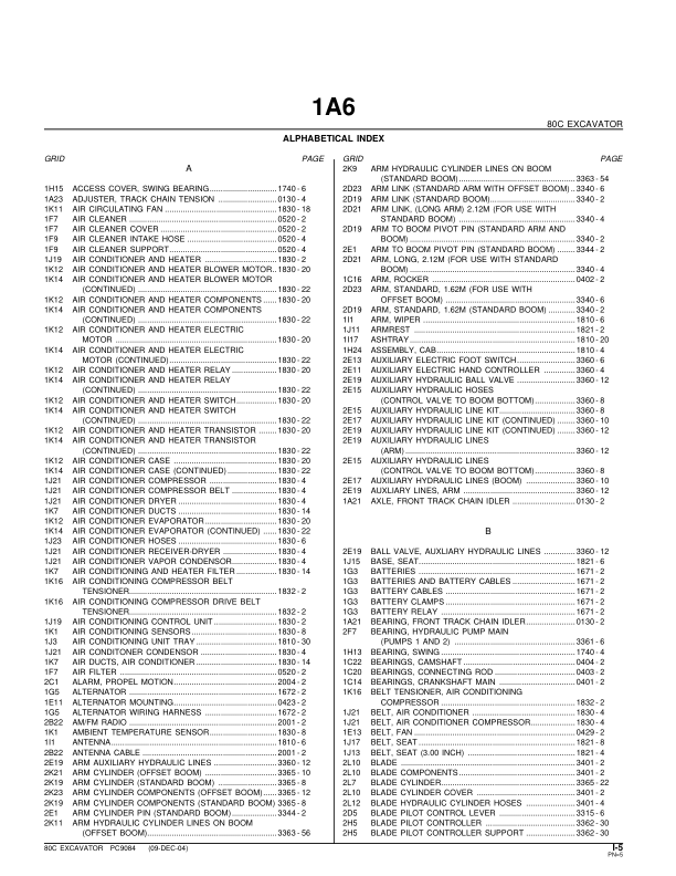 John Deere 80C Excavator Parts Catalog PC9064 - Image 15