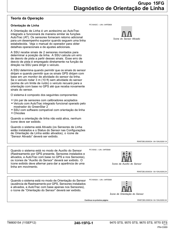 John Deere 9470 9570 9670 9770 STS Combine Harvester DIagnostic Service Manual TM800154 PT - Image 16