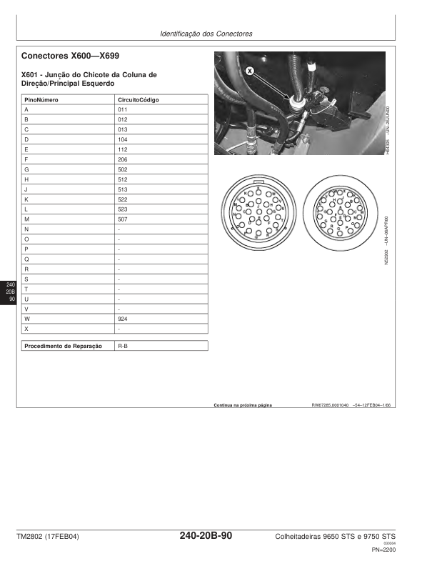 John Deere 9650 6750STS Combine Harvester Diagnotics and Test Service Manual TM2802 PT - Image 14