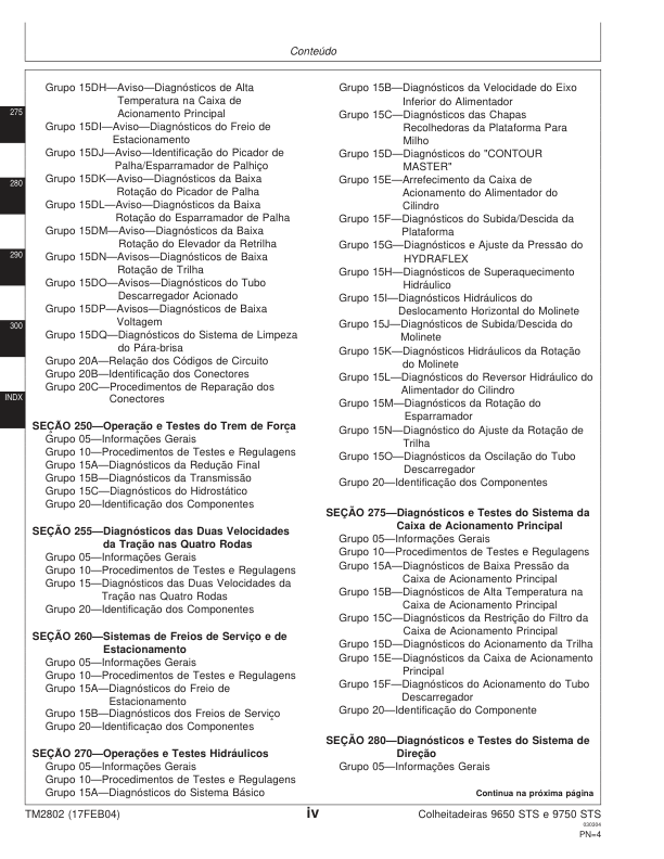 John Deere 9650 6750STS Combine Harvester Diagnotics and Test Service Manual TM2802 PT - Image 8
