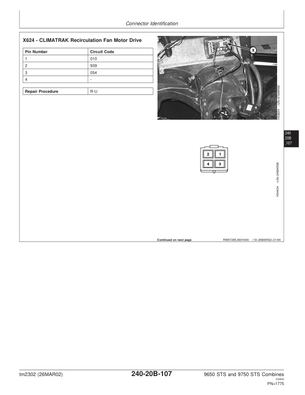 John Deere 9650 9750 STS Combine Harvester Diagnosis and Tests Service Manual TM2302 - Image 11