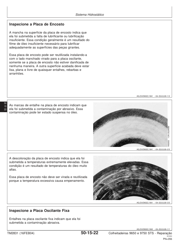 John Deere 9650 9750 STS Combine Harvester Repair Manual SN 000181 and UP TM2831 PT - Image 12