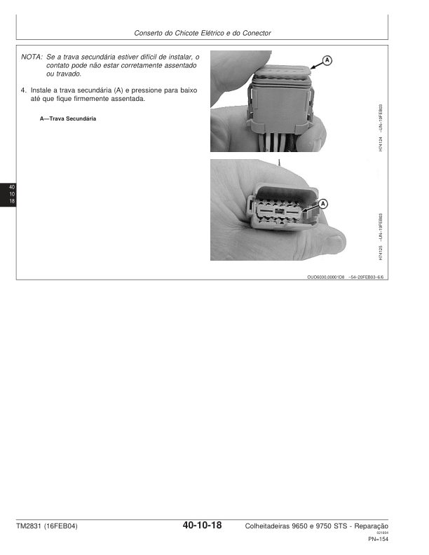 John Deere 9650 9750 STS Combine Harvester Repair Manual SN 000181 and UP TM2831 PT - Image 6
