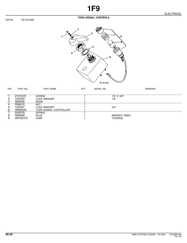 John Deere 9940 Cotton Picker Parts Catalog PC1800 - Image 13