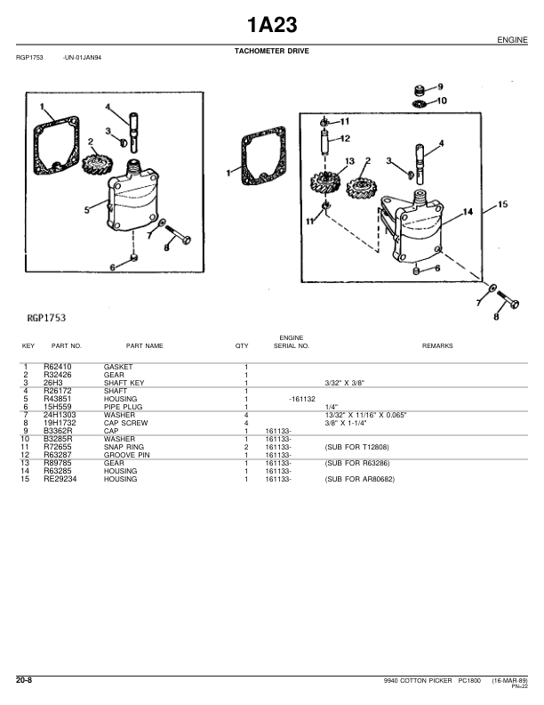 John Deere 9940 Cotton Picker Parts Catalog PC1800 - Image 16