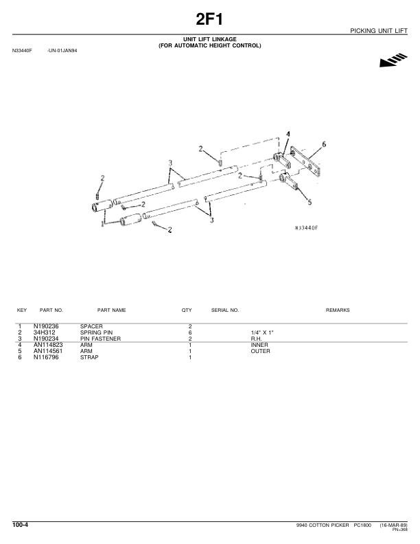 John Deere 9940 Cotton Picker Parts Catalog PC1800 - Image 19