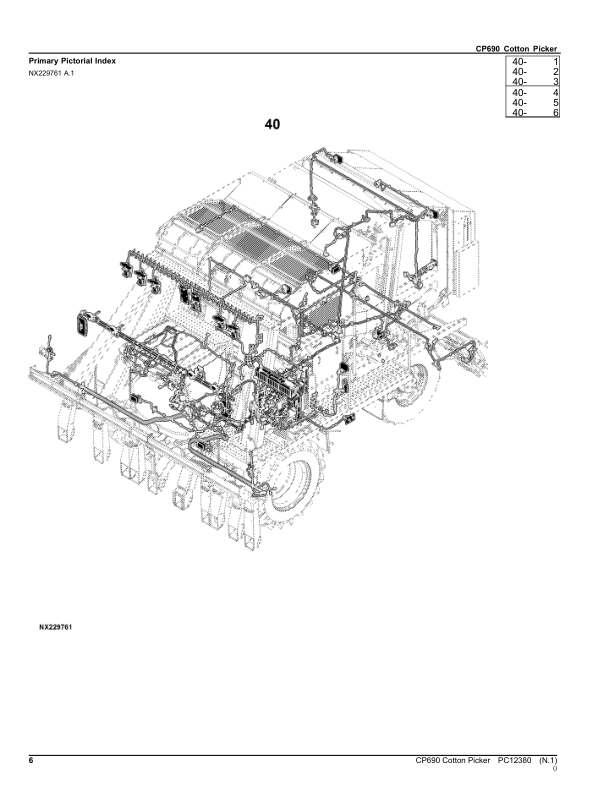 John Deere CP690 Cotton Picker Parts Catalog PC12380-16 - Image 10