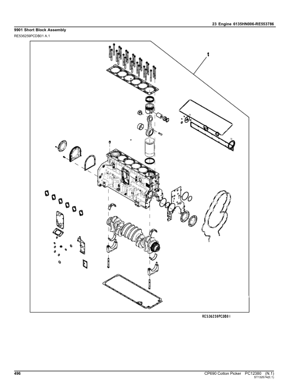 John Deere CP690 Cotton Picker Parts Catalog PC12380-16 - Image 16