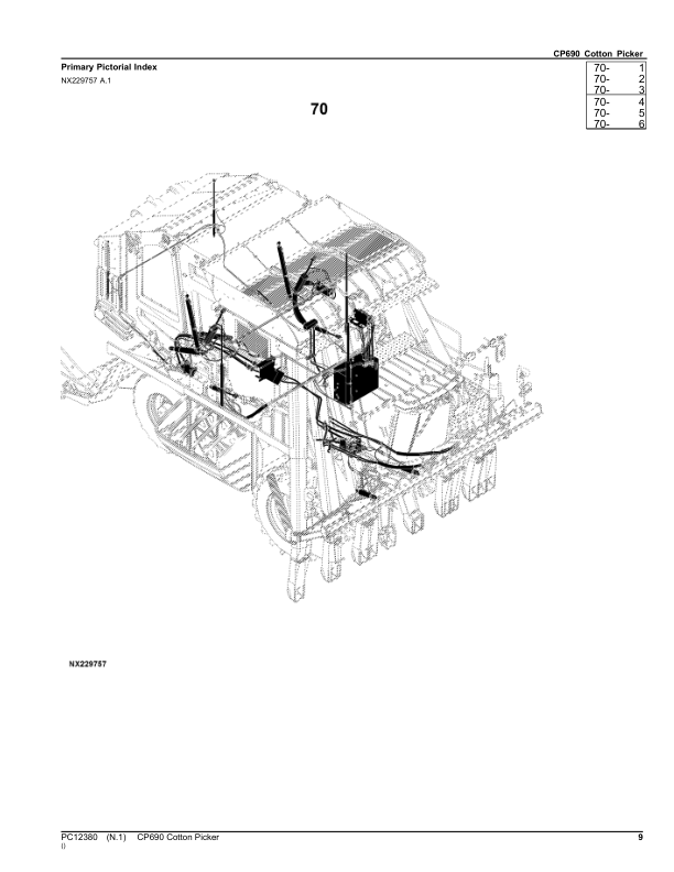 John Deere CP690 Cotton Picker Parts Catalog PC12380-16 - Image 13