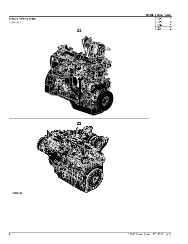 John Deere CP690 Cotton Picker Parts Catalog PC12380-16 - Image 8