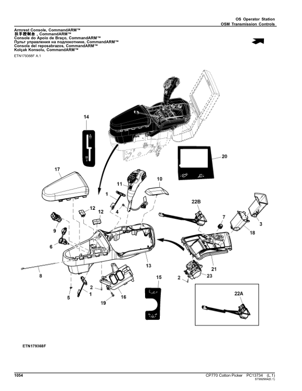 John Deere CP770 Cotton Picker Parts Catalog PC13734 - Image 9
