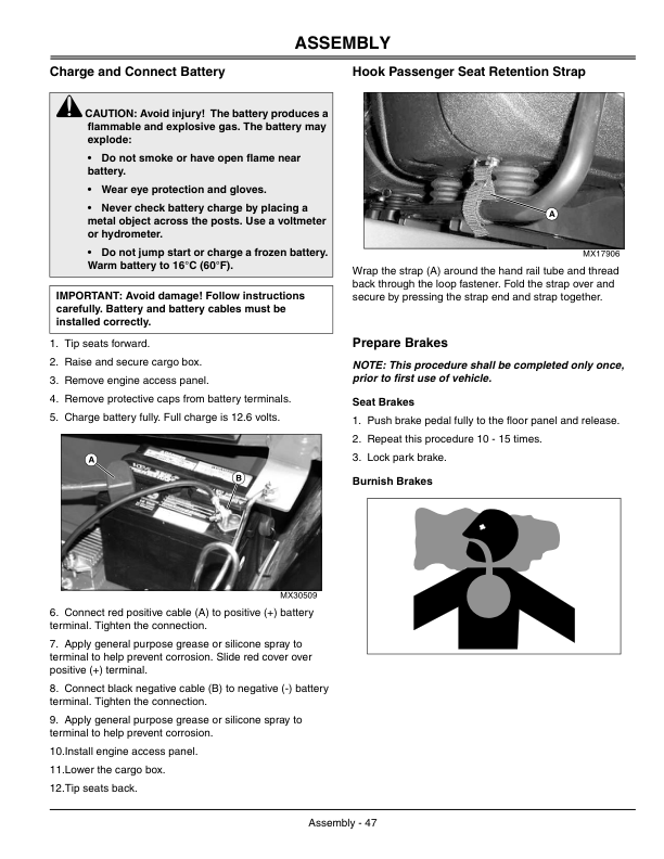 John Deere CS and CX Series Gator UTV Operators Manual OMM150904-K4 - Image 11
