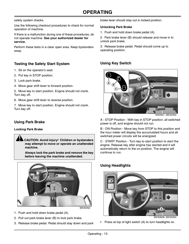 John Deere CS and CX Series Gator UTV Operators Manual OMM150904-K4 - Image 7
