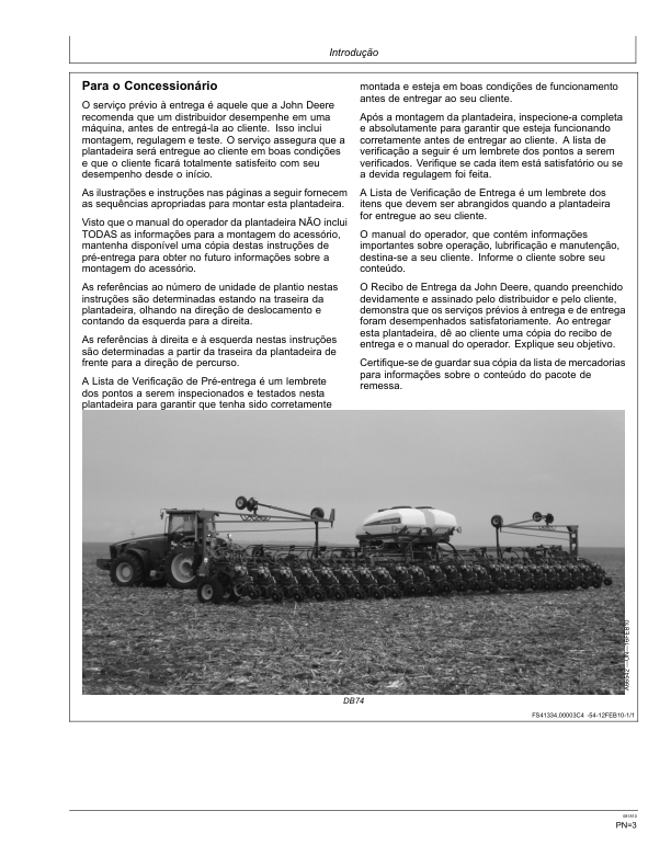 John Deere DB Planter Operators Manual PDIA88877 PT - Image 4