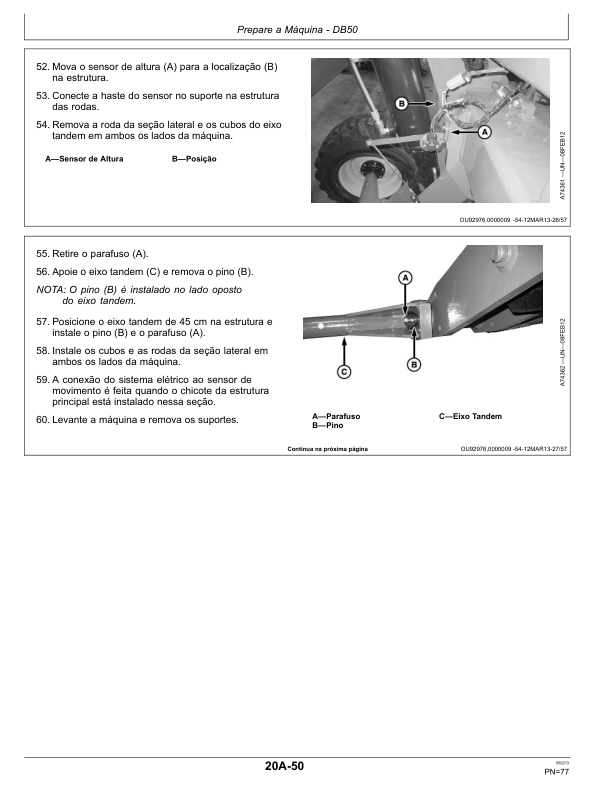 John Deere DB50 DB74 DB90 Seed Planter Operators Manual OMKK13869 PT - Image 15