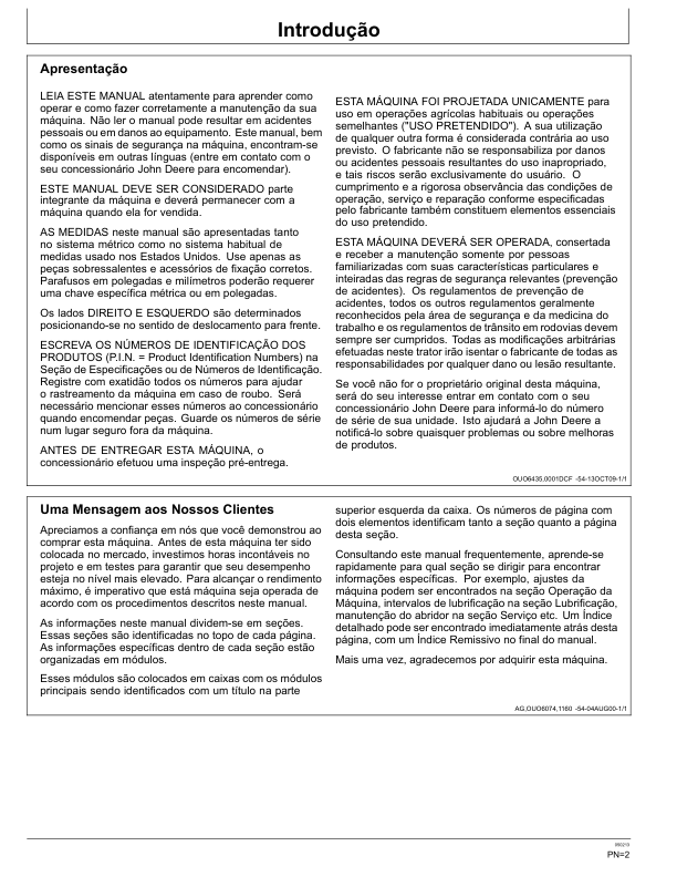John Deere DB50 DB74 DB90 Seed Planter Operators Manual OMKK13869 PT - Image 3