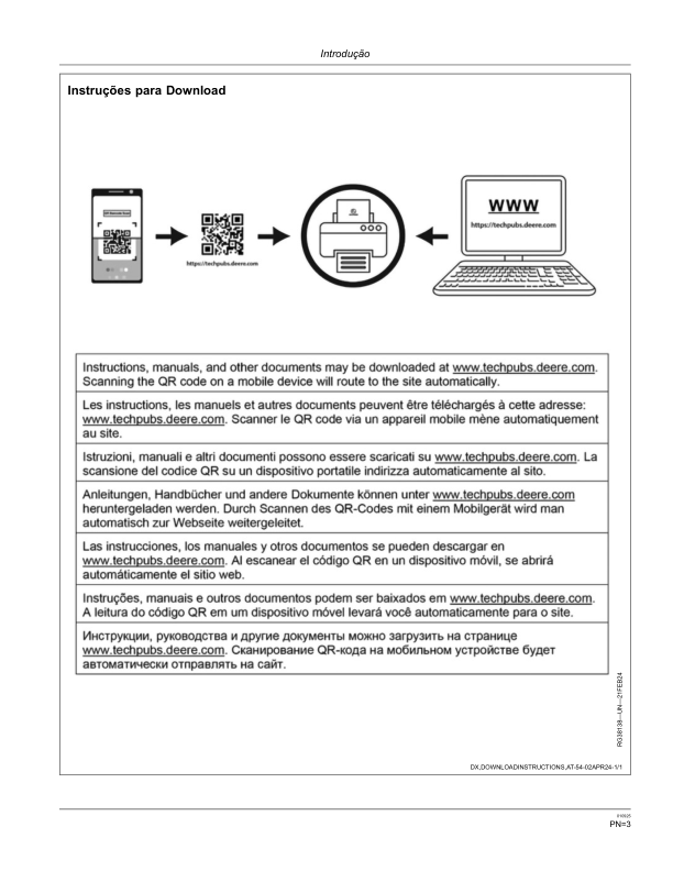 John Deere DB74 Seed Planter Operators Manual A144082X54 PT - Image 4