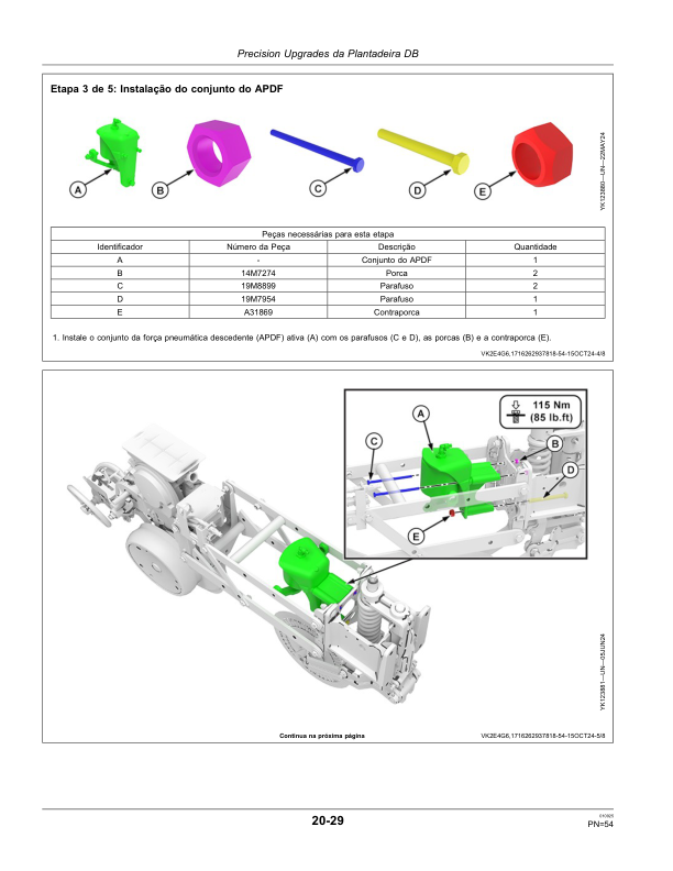 John Deere DB74 Seed Planter Operators Manual A144082X54 PT - Image 15