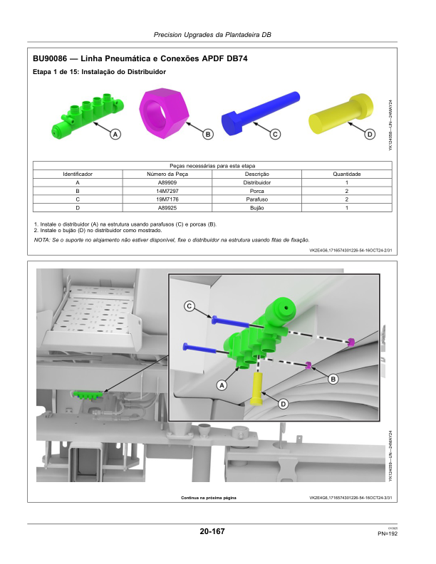 John Deere DB74 Seed Planter Operators Manual A144082X54 PT - Image 13