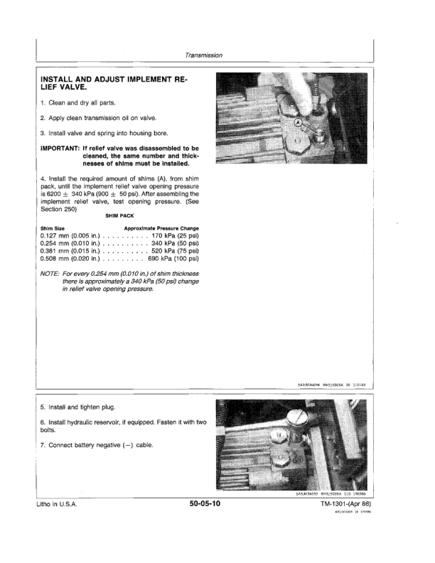 John Deere F910 F930 Front Mower Service Manual TM1301 - Image 14