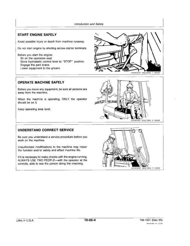 John Deere F910 F930 Front Mower Service Manual TM1301 - Image 11