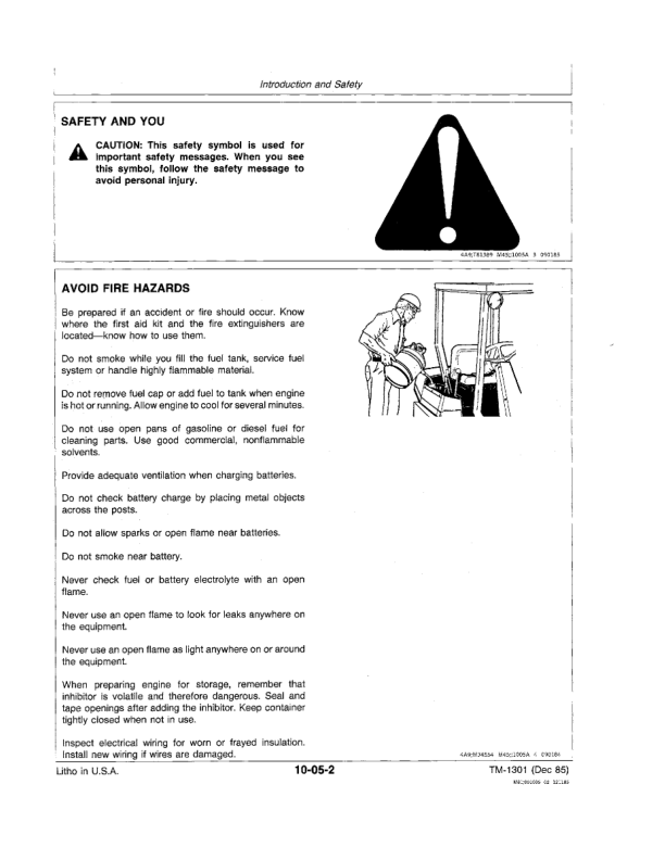 John Deere F910 F930 Front Mower Service Manual TM1301 - Image 9