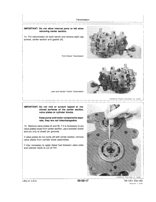 John Deere F910 F930 Front Mower Service Manual TM1301 - Image 15