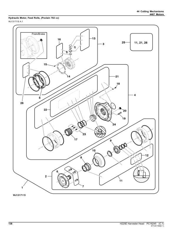 John Deere H225E Processing Head Parts Catalog PC16245 - Image 10